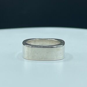 Solid Sterling Silver Unisex Ring - 13.5 Grams, Size 7.5
